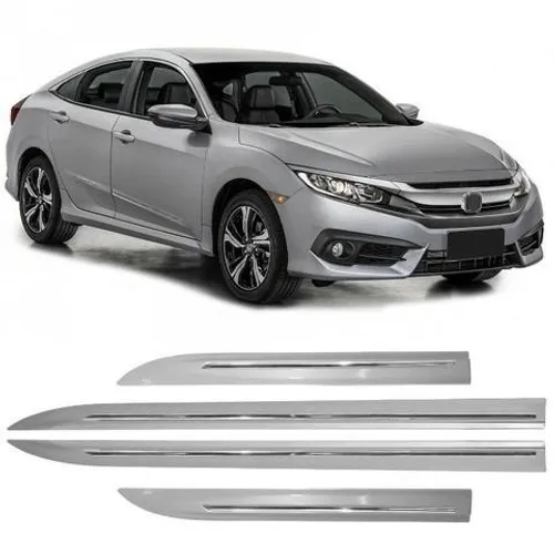 Frisos Protetores Honda Civic G10 Modelo Original P/ as Portas - Cor do Carro