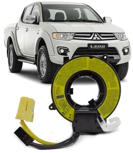 Cinta Fita Airbag Buzina Mitsubishi L200 Triton PajeroTr4 Full Dakar - Eletricway