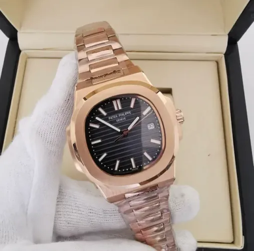 Relógio Patek Philippe Nautilus Rose Automatico