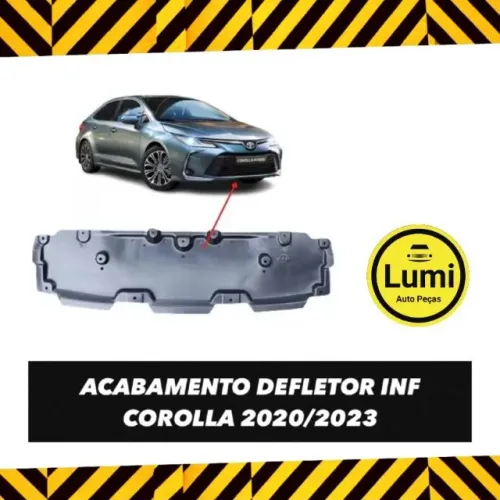 Acabamento Defletor Inf Corolla 20/23 - NOVO!!