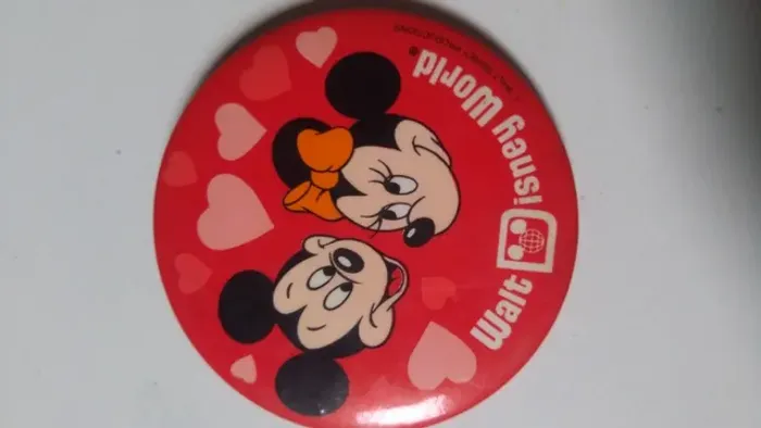 Botton Walt Disney World Mickey Minnie 