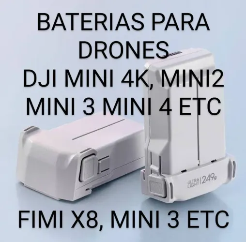 Baterias e HUB de carregamento para Drones DJI e FIMI. Vários modelos.