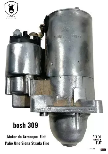 Motor de  Arranque  Fiat Palio Uno Siena Strada Fire usado