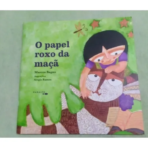Livro "O papel roxo da maçã" - Marcos Bagno