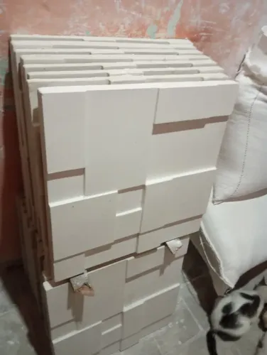 Placa de gesso mosaica 3D