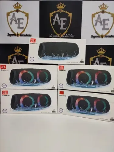 caixa de som jbl charge 5 com led