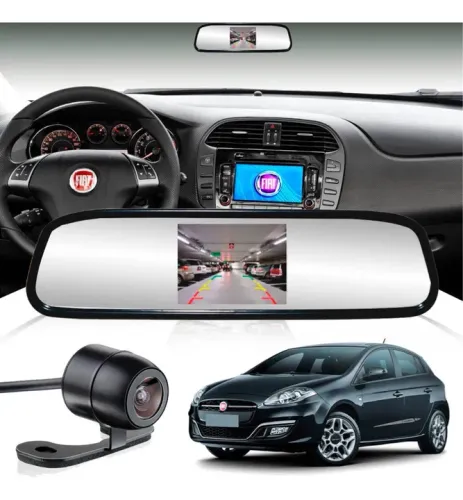 MEGA PROMOÇÃO: Espelho Retrovisor > Câmera de Ré para Carros, Vans, Caminhão ##