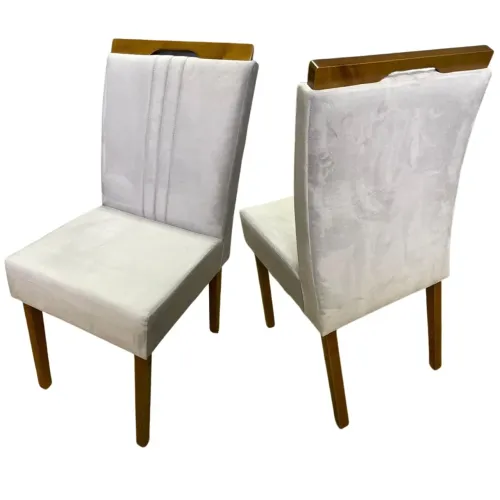 Cadeira de Jantar kit 2 Unidades Madeira Maciça tt43
