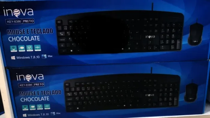 Kit Teclado + Mouse usb Inova