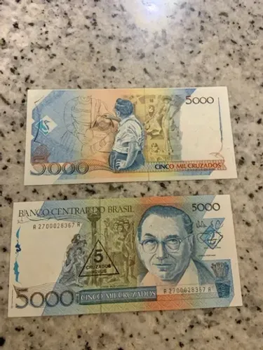 Cedula de 5000 Cruzados!! Para coleção 