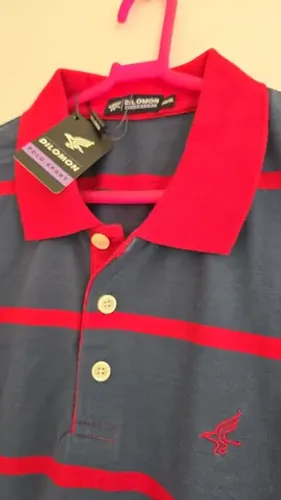 Camisa Gola Polo, tecido Algodão, NOVA!