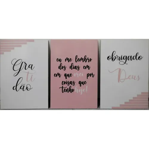 Kit quadros Decorativos 4