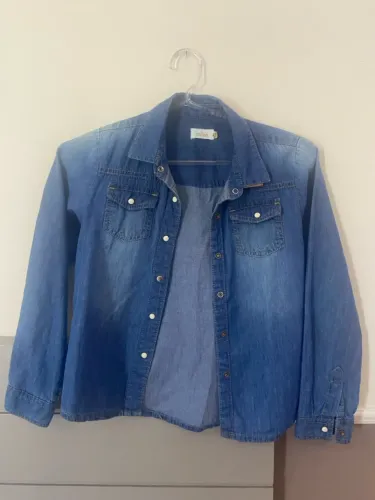 Camisa jeans infantil 