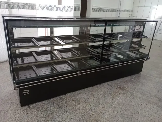 EXPOSITOR AÇOUGUE 3 METROS PRATELEIRA REFRIMATE NOVO