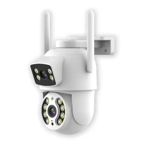 Câmera de Segurança Wi-Fi 360° Full HD com Visão Noturna e Detecção de Movimento