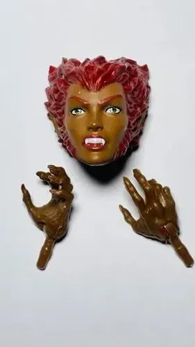Marvel Legends Cabeça Rahne Lupina Altura 2 cm - Novos Mutantes - X-Men - X-Factor