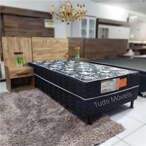 CAMA UNIBOX ORTOPÉDICA NOVA DE FABRICA *