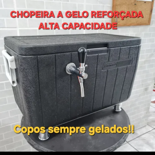 Chopeira a Gelo Alta Capacidade 10x no Cartão leia a descrição 