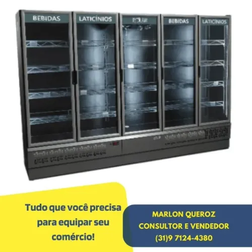 Refrigerador auto serviço 5 portas Polar 220v novo