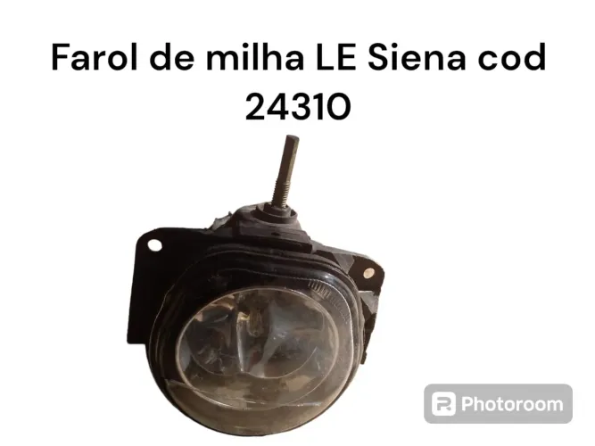 Farol De Milha Lado Esquerdo Fiat Siena Cod 24310