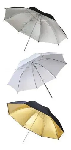 Sombrinha 84cm rebatedora para estudio fotografico