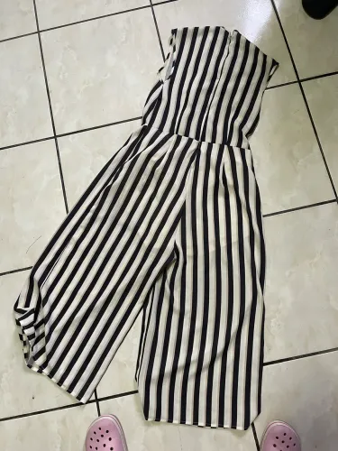 Macacão Listrado - Tamanho M