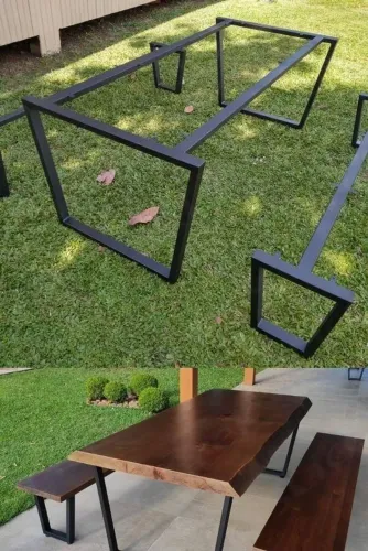bases de banco e mesa