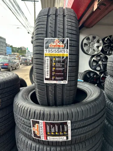 Pneu Remold 195/55R16 Crystone