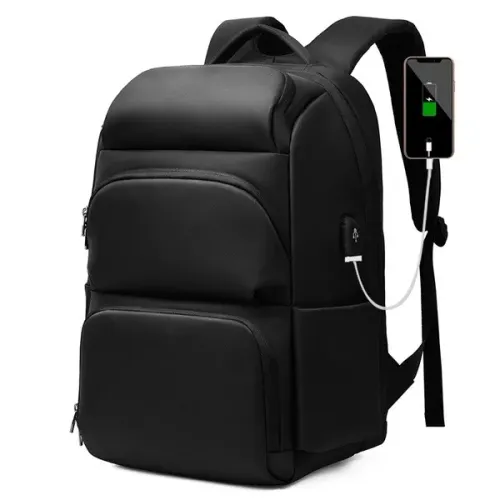 Mochila Antifurto Ngr 25L Com Usb Notebook Impermeável Multifuncional Grande