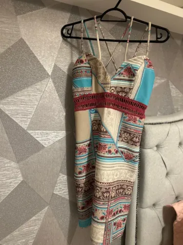 Vestido estampado Lança Perfume