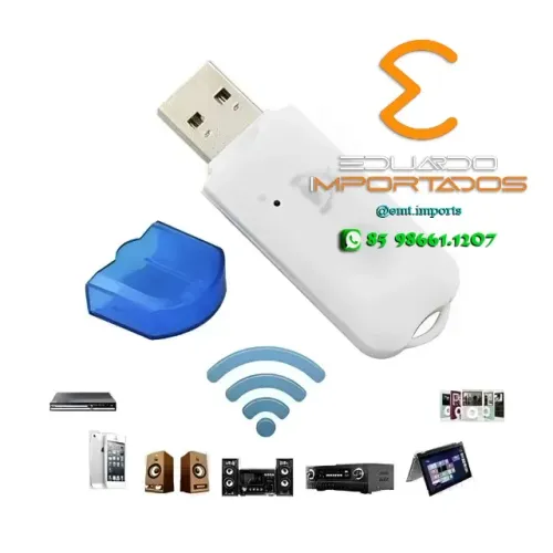 Adaptador Receptor Bluetooth Usb Pendrive Carro Musica