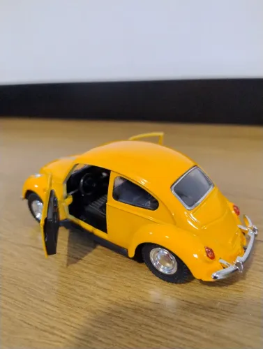 Miniatura de Fusca 1967 Amarelo