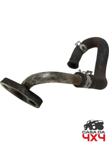 Cano Água Bloco Motor Frontier 2.5 190cv 2014 2015 Cinza