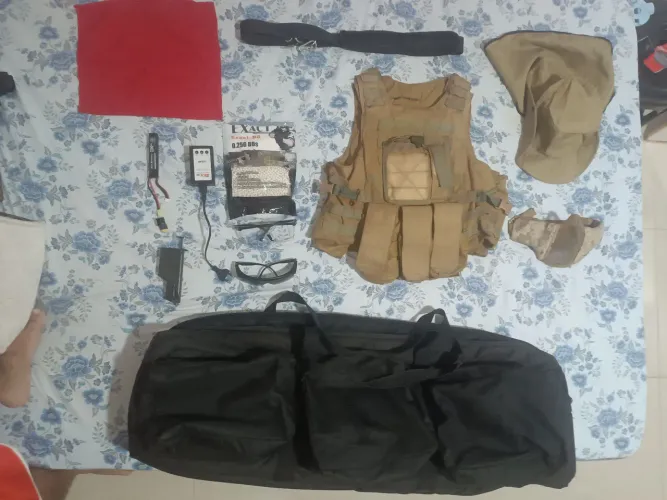 Vendo CM16 Raider-L Tan G&G e Acessórios 