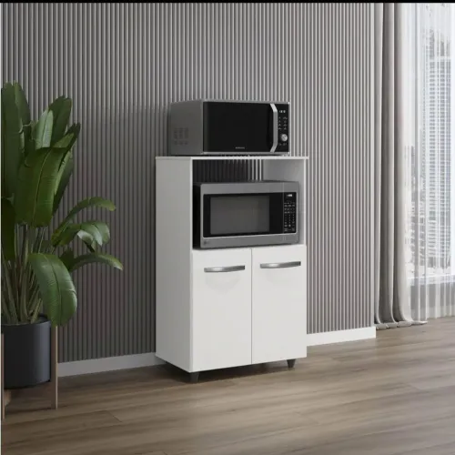 Armário para Micro-ondas Branco