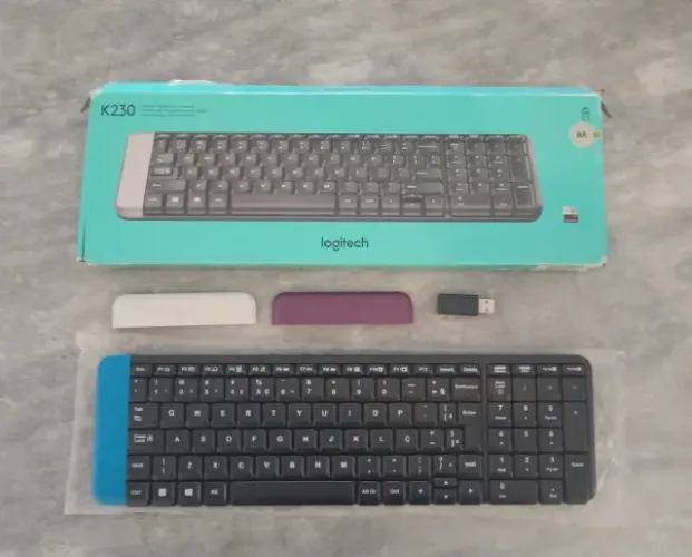 Teclado sem fio Logitech K230
