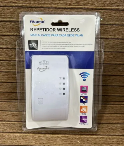 Repetidor Wireless Atomo - Wi-Fi Mais Alcance 1800M