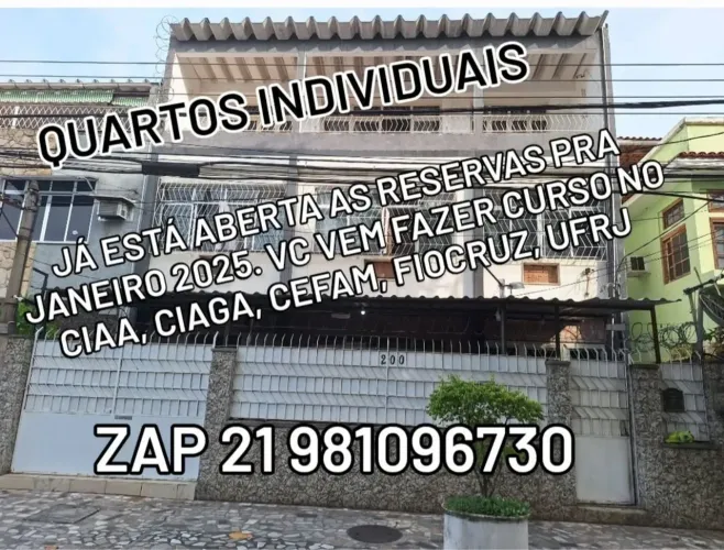 Quarto individual bairro Olaria