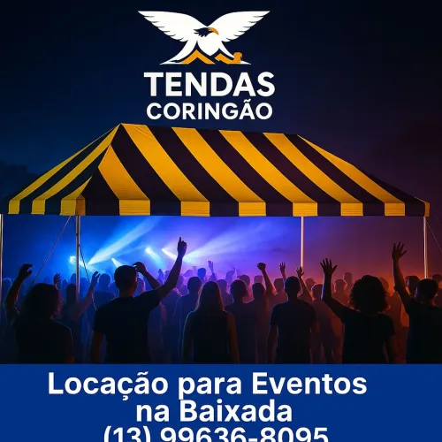 TENDAS 20X11 PARA LOCAÇÃO EM SANTOS