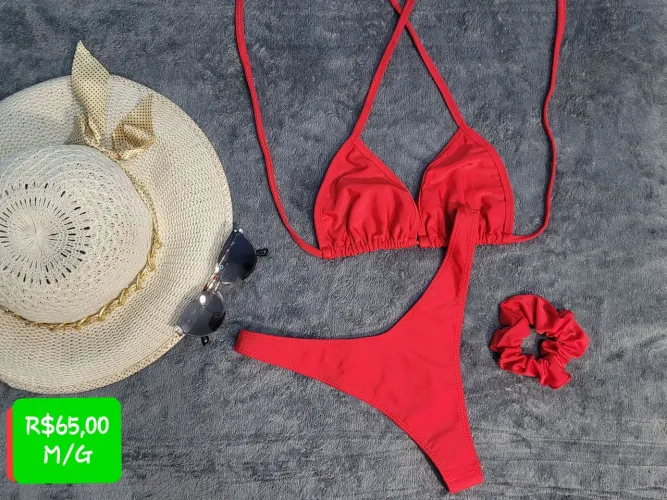 Biquíni vermelho M/G