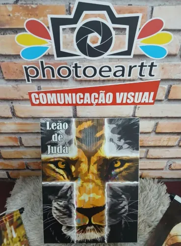 Quadro Leao de Judá - 30x40