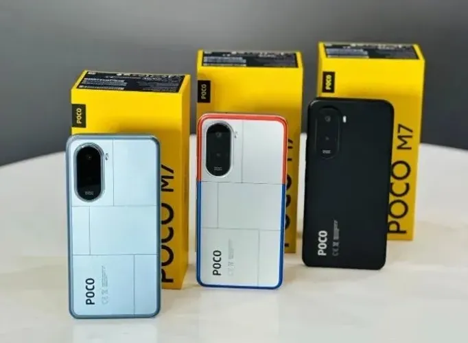 Poco M7 256/08 Novo Prata Azul Preto Entregamos