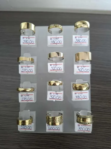 ALIANÇA DE MOEDA - Diversos Modelos e Preços