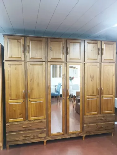 Roupeiro Casal 06pts Chicago (Madeira).