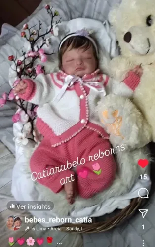 Promoção Bebê Reborn pintada a mão pronta entrega encomenda e consórcio ?
