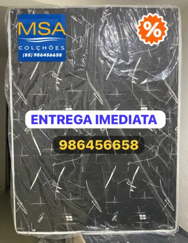 Colchão casal de espuma selada