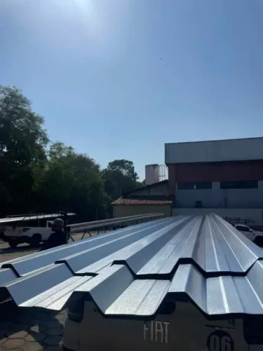 Telha Galvanizada - Telha Galvalume - Telhas de Aço Galvanizada - À pronta entrega