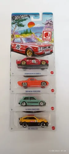 Coleção Hot wheels J-Imports Silver
