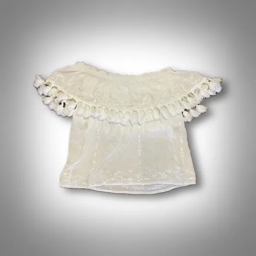 Blusa Branca Ciganinha Boho (P)