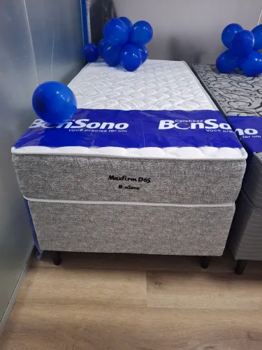 Cama Box Maxifirm D65 BonSon 100% espuma dupla face tecido malha fria 